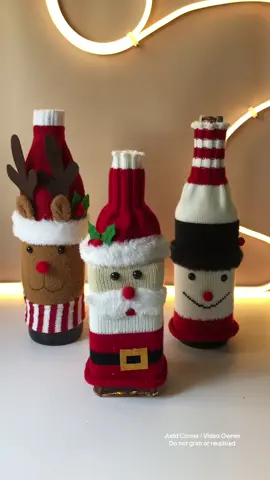 Replying to @❀𝑀𝑜𝓂𝓂𝓎 𝒟𝒶𝓎𝒶𝓃𝒶𝓇𝒶❀ Pwedeng pwede gamitin every Christmas Season! Ganda ng mga Christmas Bottle Cover 😍 #christmasbottlecover #bottlecover #christmasdecorations #christmasdecor #christmasornaments 