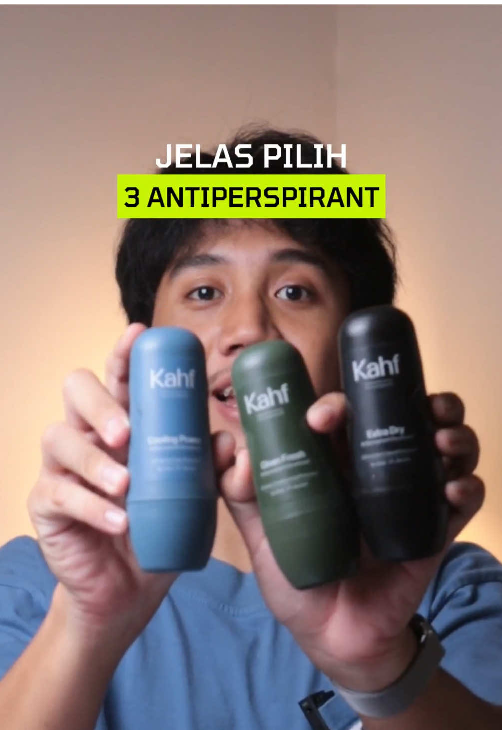 PILIH 3 Variant Jauh Lebih Murah 🤩 Kahf antiperspirant deodorant viral, ga cuman deodorant biasa yang hanya bisa ngasih wangi, tapi juga sebagai antiperspirant yang dapat bantu menahan keringat berlebih hingga 72jam 😎 Buruan check out sekarang juga buat dapetin ketiga tiganya #kahf #kahfantiperspirantdeodorant #deodorantviral #kahfdeodorant #antiperspirant1 
