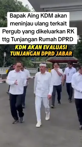 Dinilai mencederai rasa keadilan masyarakat Bapak Aing KDM akan meninjau ulang tunjangan DPRD Jabar #sypシ゚ #kdm #kangdedimulyadi #gubernurjawabarat 