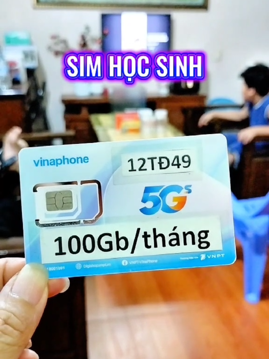 SIM 1 NĂM VINA - 100GB/THÁNG #sim #100gb  #1nam #simvaomang #sim4g 