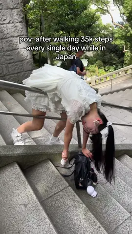 Feet be hurting but at least they hurt in Japan 😼 #japantravel #traveltiktok #relatable #japantrip #tokyo 
