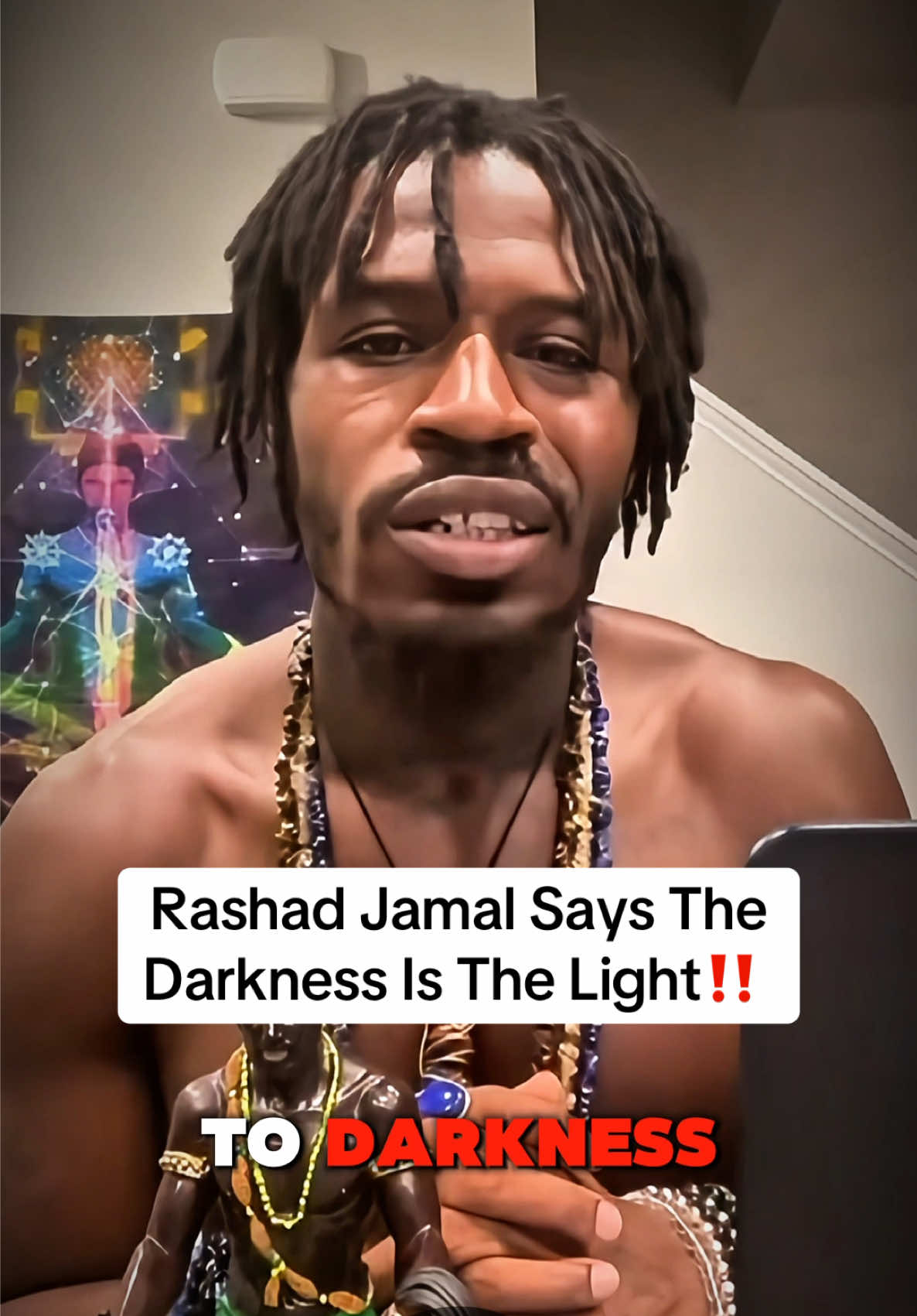 Should We Go To The Dark🤔 #rashadjamal #dark #light #thirdeyethreads #spirituality 