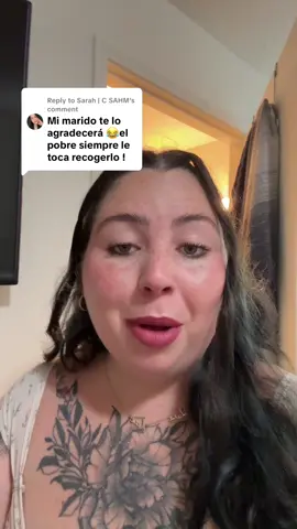 Replying to @Sarah | C SAHM Ayer tuve la mejor noche xq no tuve que recoger mi cable del piso 😅