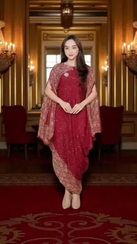 NAMEERA Dress Batik Pesta Viscose #dress #dressbatik #dresspesta #dresskondangan #fypage 