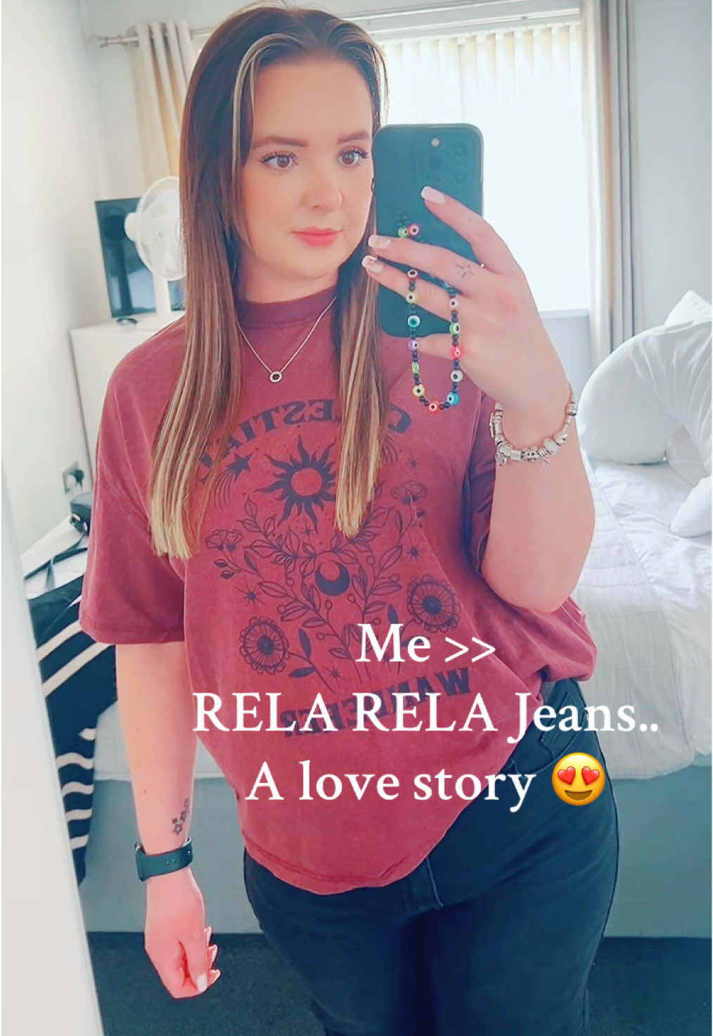 Me & @RELA RELA Jeans.. its a love story. The stretch on these are 🤌🏻. Wearing charcoal size 10/12 im 5ft5 for reference 🥰 #relarela #viraljeans #stretchyjeans 