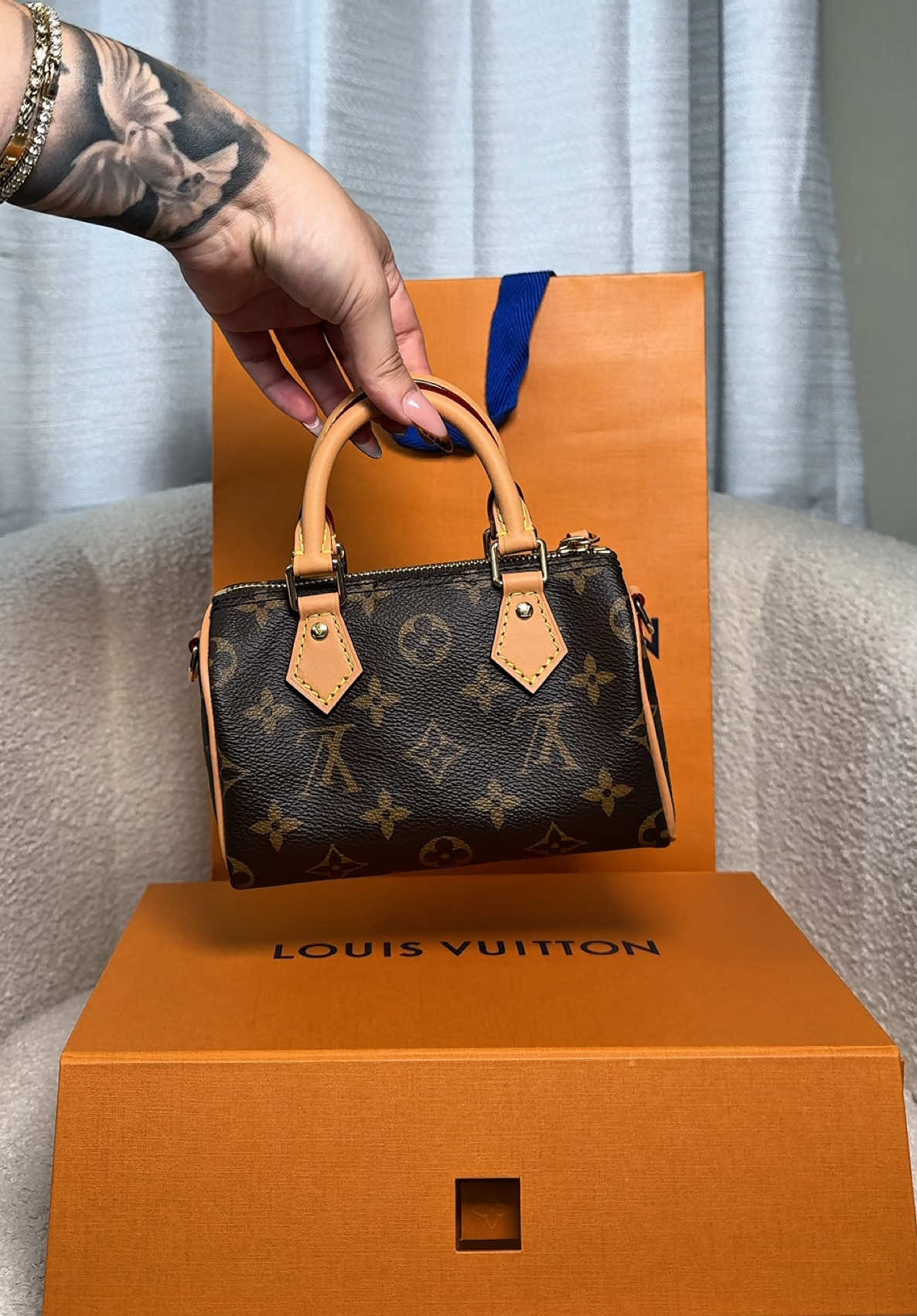 thank you to my mannnnnn 🤍🤍🤍 We love Virgo season ♍️  #nanospeedy #louisvuitton #louisvuittonnanospeedy 