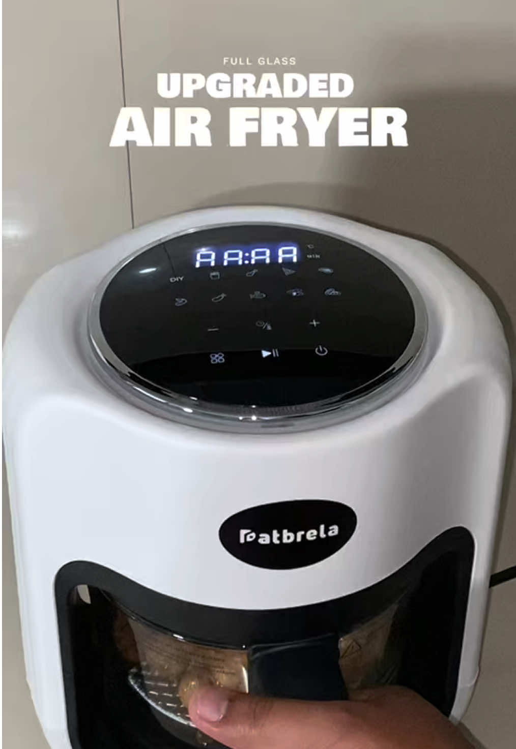 aaackkk! ito talaga ang pinaka magandang Air Fryer ang meron ako, FULL GLASS ba naman🥰 #airfryer #airfryermaster #glassairfryer #food #cooking 