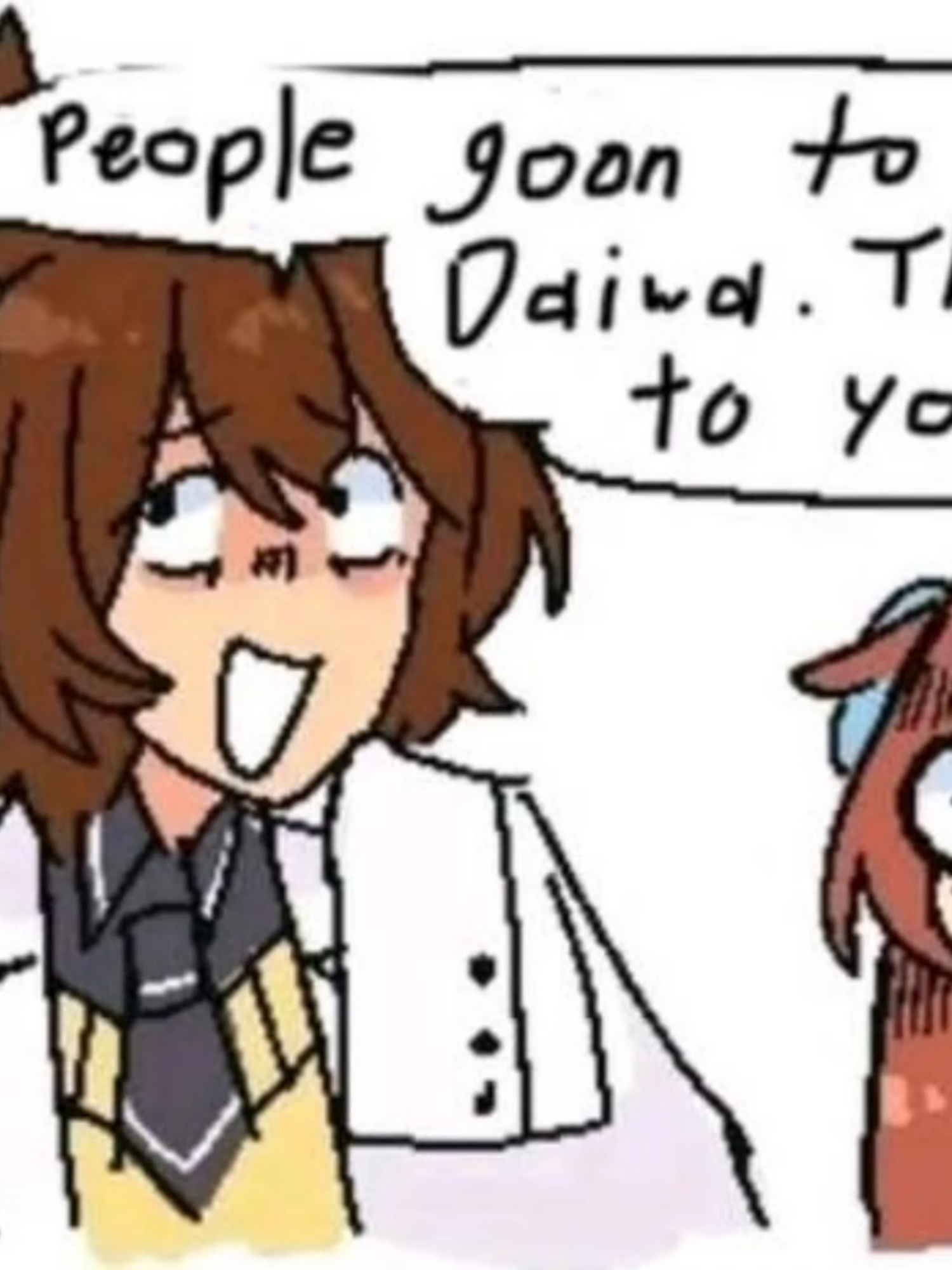 The people just love your father, Daiwa!🎙️: me  #umamusume #umamusumeprettyderby #agnestachyon #agnestachyonedit #daiwascarletumamusune #voiceacting #umamusumememe #kohiVT #voiceimpressions