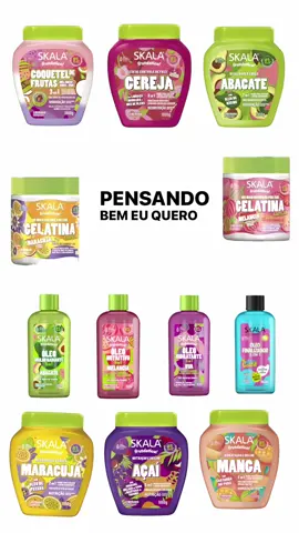Lançamento @Skala Cosméticos #cacheado #creme #cabelo #produtos #frutas 