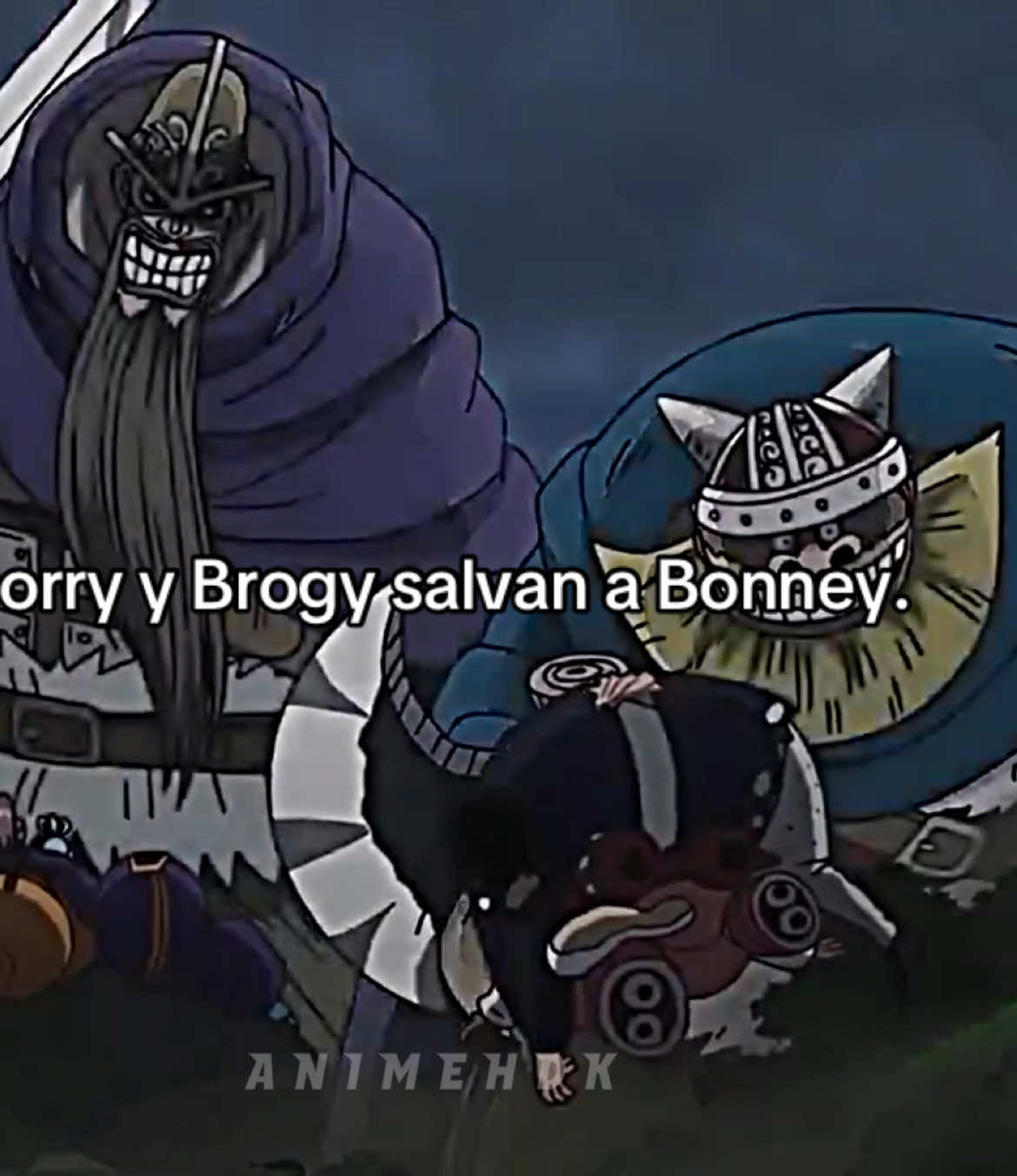 Dorry y Brogy salvan a Bonney.🔥 One Piece 1142  #onepiece #dorryandbroggy #salvan #anime #onepiece1142 