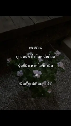 ผิดตั้งแต่เกิดแล้ว#อย่าปิดการมองเห็น #ฟีดดดシ #เธรดคําพูด #เธรดความรู้สึก #อนุญาตให้ลงสตอรี่ #เกิดมาก็ผิดเเล้ว #ผิดตลอด 