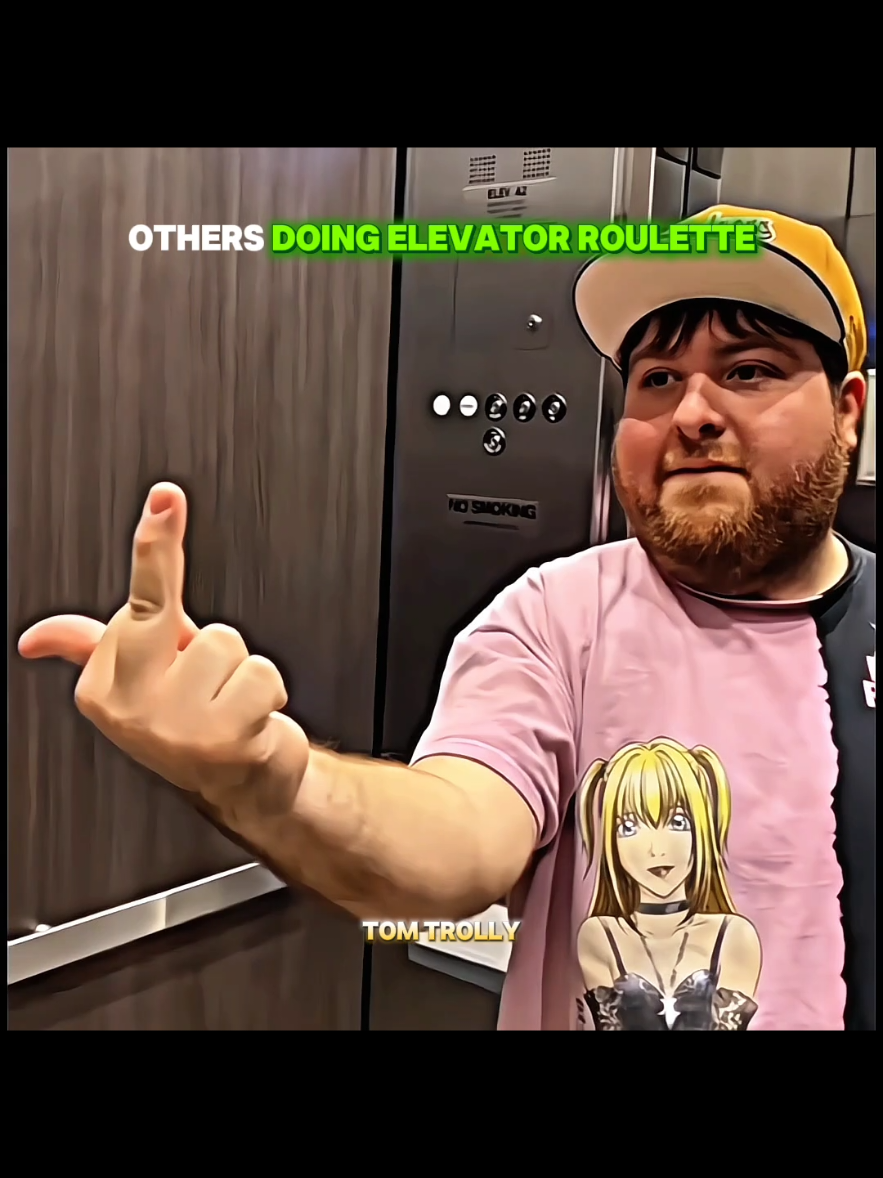 others doing elevator roulette vs last guy ☠️ #viral_videos #trollface 