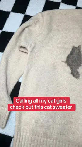 Cozy cat sweater #CatSweater #Sweater #Cat #cozysweater #everydaywear  