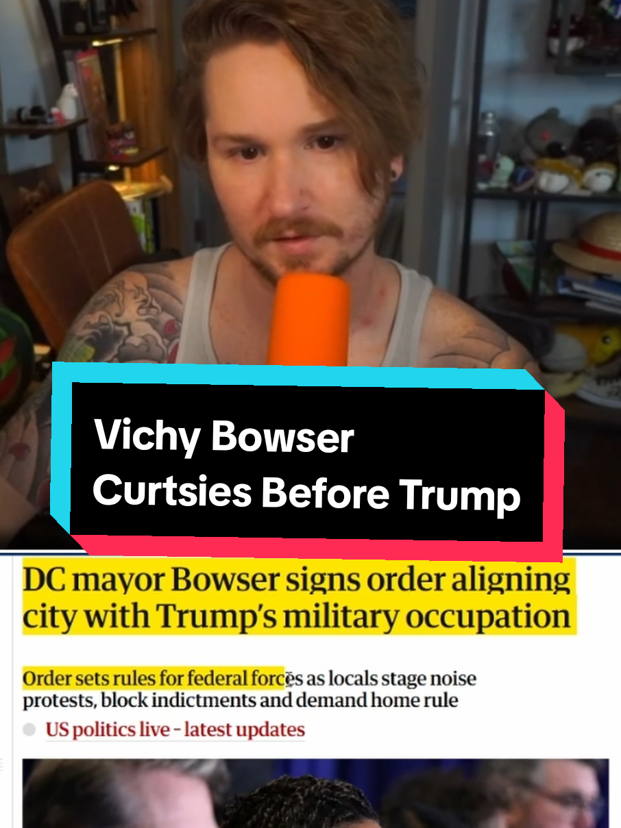 Vichy Bowser Curtsies Before Trump. Occupied DC’s Mayor Bowser refuses to fight Trump and abandons the District's citizens. Featuring @Gremloe  #news #Politics #DC #MurielBowser