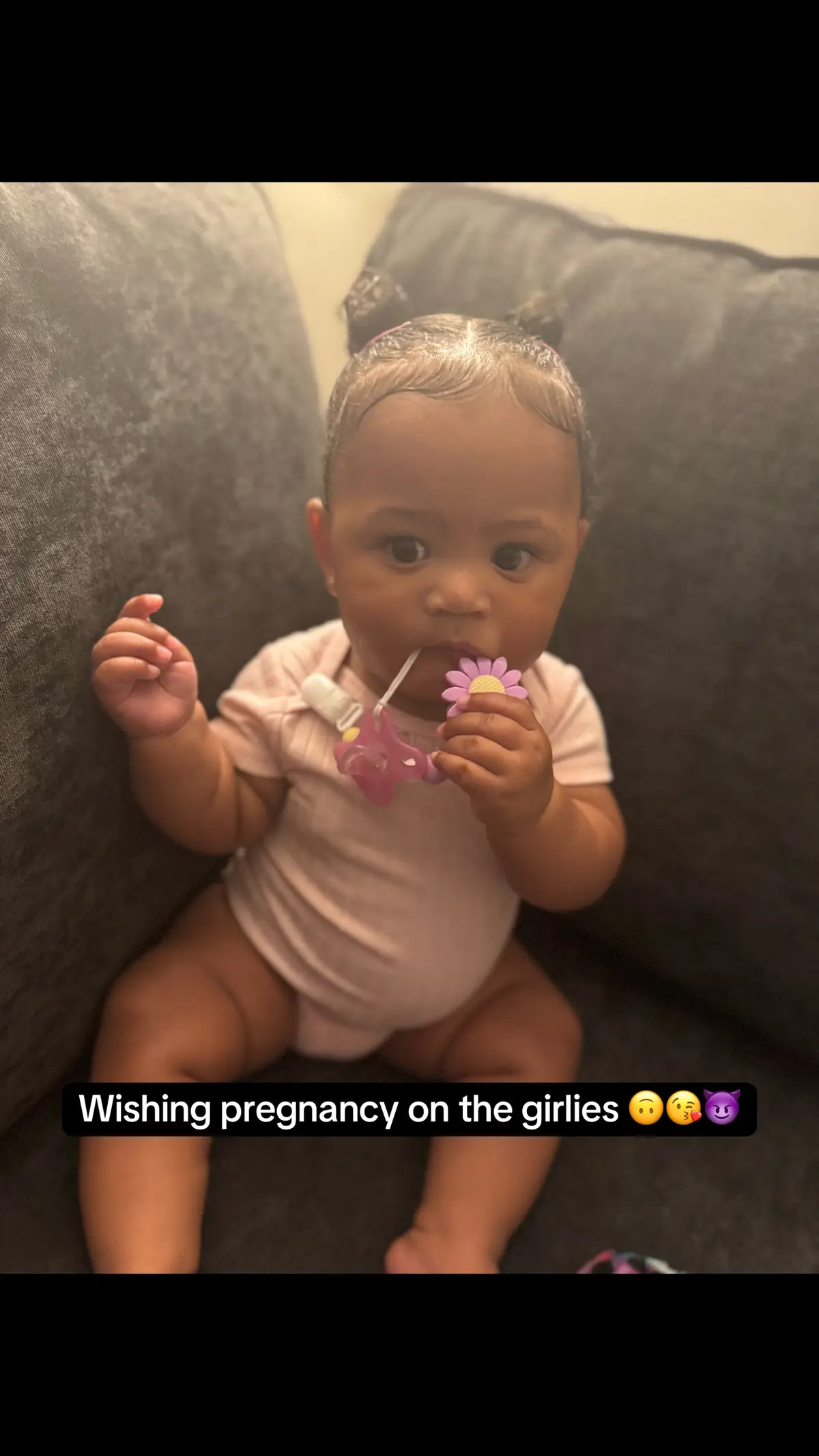 It’s almost cuffing season y’all. Y’all be careful out there. . . or not 😈😭😂 but just know I’m sprinkling baby dust around to all my for you pagers whether ya like it or not 😘🥰😂😭 #fyp #fypシ #foryoupage #foryourpage 🤰🏽👩🏽‍🍼👶🏽🍼