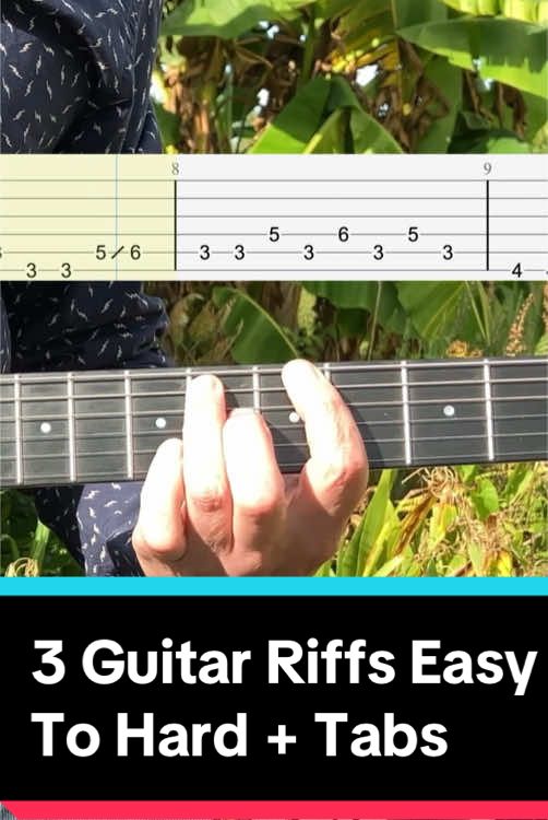 3 of The Best Guitar Riffs with Tabs Easy To Hard Donner Hush X Pro #guitartabs #guitarbeginner #donnermusic #LearnOnTikTok 