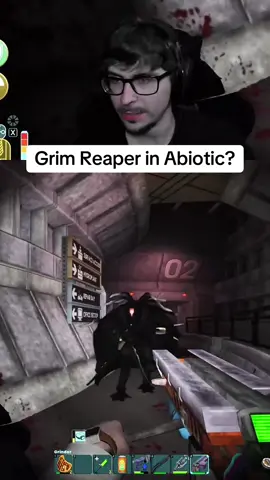 Grim reaper attacks in Abiotic Factor! #abioticfactor #abioticfactorgame #indiegame #funnymoments #GamingOnTikTok 