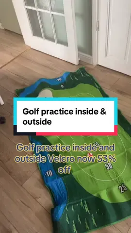 Home golf set indoors and outdoors Velcro get better at golf #golf #golfing #tiktokmademebuyit #dealdrops 