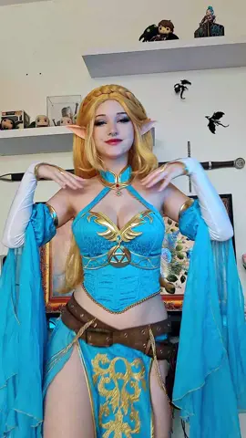I hope you love my new zelda cosplay 💙 #zelda #zeldacosplay #cosplay #zeldatearsofthekingdom 