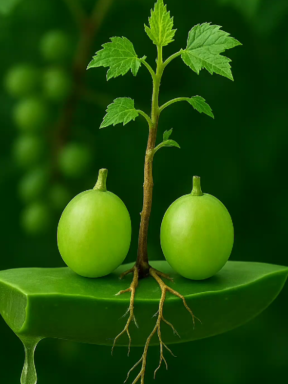 How to grow Grapes from Aloe Vera  #gardenlife #ukgardens #foryou #foryoupagе #fyp @plantscare @plantscare 