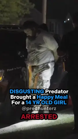 disgusting predator gets arrested when he comes to meet a girl he met online #fyp #cops #crime #exposed 