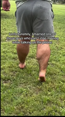 He does calf raises with the moon 