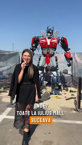 Roboți gigantici, trambulină și corner pentru desenat? DAA✨ Toate într-un singur loc: la Iulius Mall Suceava. Ia-i pe toți cei dragi și vino să te bucuri de lumea roboților până pe 12 Octombrie.🧡 #iuliusmallsuceava #suceava #suceavacounty #mall #iuliusmall @Roxana Lupu 