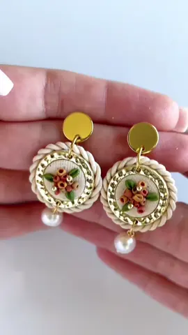 Polymer clay earrings #earrings #earringslovers #polymerclayearrings #craft #onthisday 