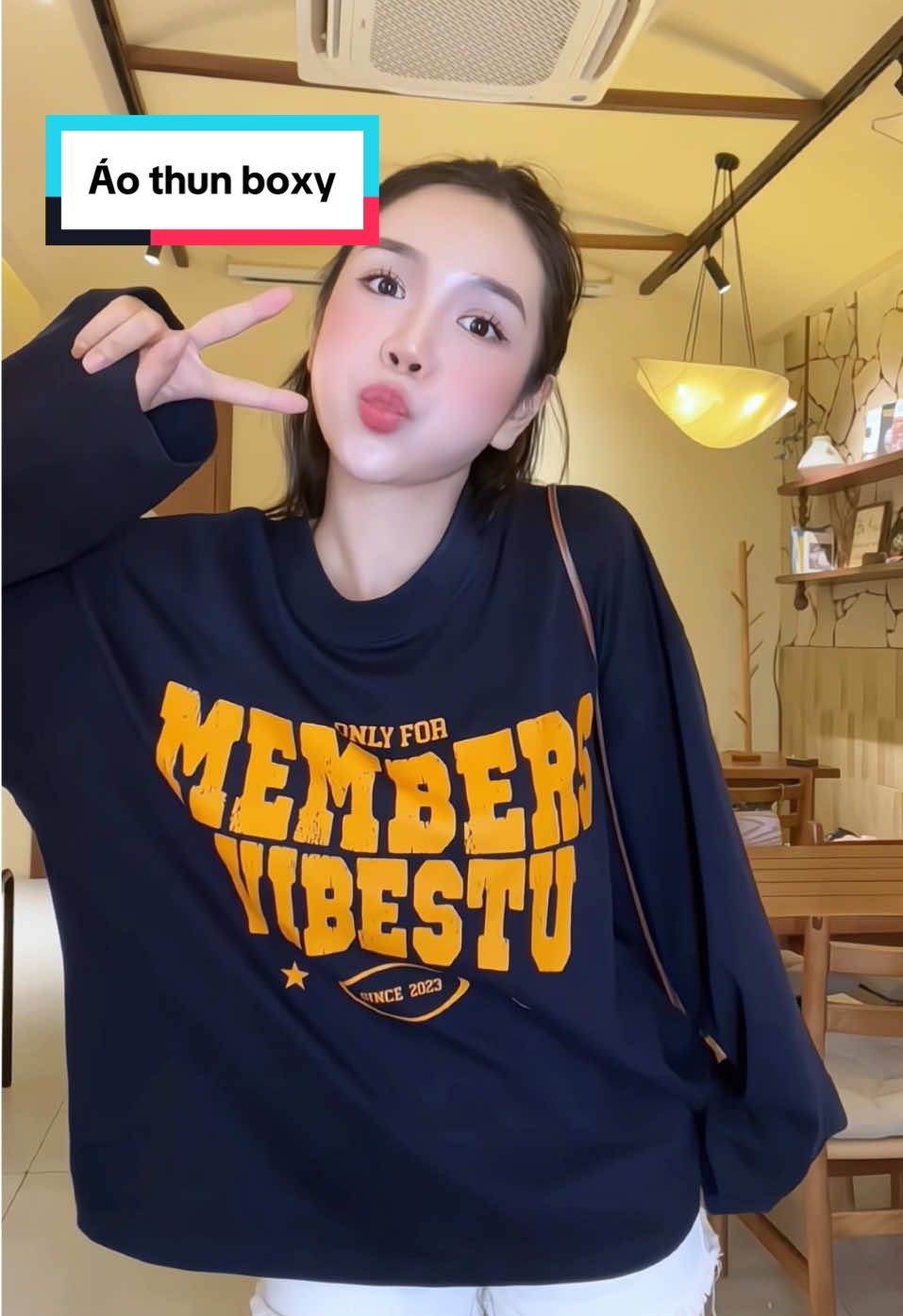 Áo thun boxy nhà vibestu bản thu đông tay dài siêu đỉnh #trangchoichang25 #thoitrang #thoitrangnu #aothunudaitay #aothunboxydaitay 