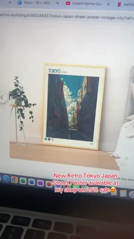 Copy link in my bio to find my shop with more modern posters!😍 #fyp #foruyou #etsyshop #tokyo #etsyshop 