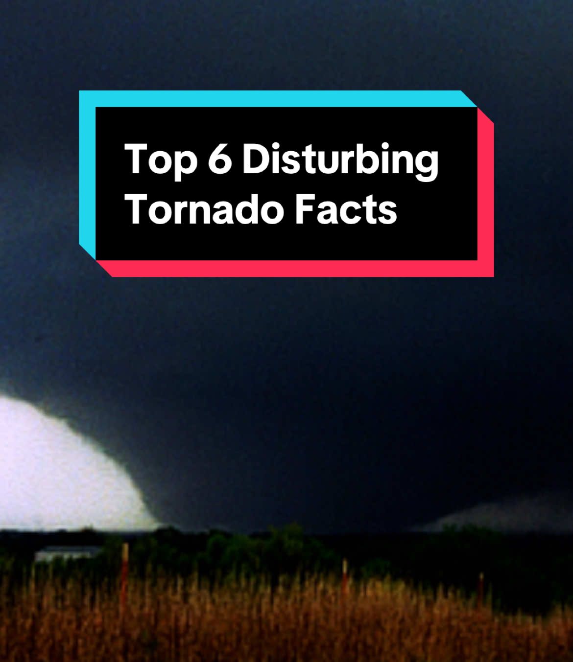The top 6(7🤓) most disturbing tornado facts. The most disturbing facts about tornadoes reveal their extreme power and unpredictability. With winds over 300 mph, tornadoes can strip pavement, toss cars, and even cause ears to bleed from sudden pressure drops. The Tri-State Tornado of 1925 remains the deadliest, while nighttime tornadoes are twice as likely to kill. Outbreaks can spawn hundreds of twisters in just days, proving that tornadoes are among the most violent and unsettling forces of nature.#tornadoes #knowledge #tornado #fyp #DidYouKnow  