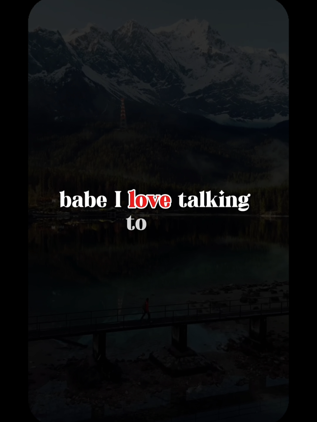 Babe 😘 I love talking to you ❤️#babe #fyp #viral #couple #quotes 