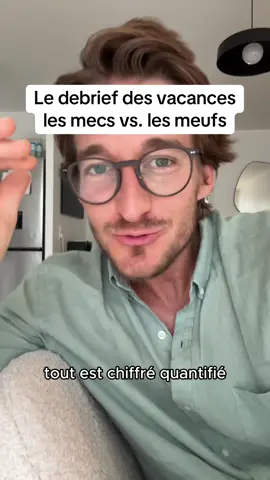 … alors ces vacances ??! 😅 . #vacances #debrief #mec #meuf #humour 