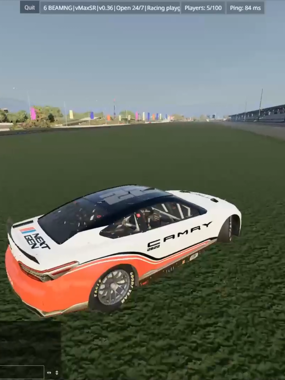 BeamMp in NASCAR: #NASCAR #beammp  #cars #mcqueen #lightingmcqueen 