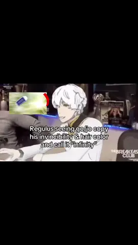 Stole my bros hair color AND invincibility technique gg #fyp #jjk #rezero #anime #viral