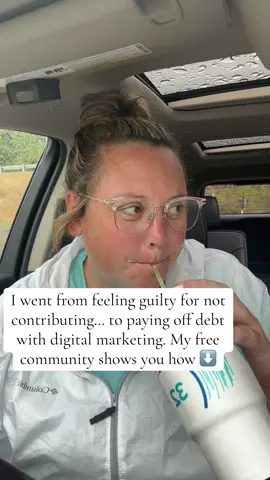 I used to sit in my car feeling guilty.  Guilty that my husband was working himself to the bone while I wasn’t “contributing.” Guilty that I wanted to stay home with my kids but also help provide. Guilty that the bills kept piling up and I had no idea how to fix it. Sound familiar? For a long time, I thought my only options were to either go back to work and miss everything with my kids… or just keep “making do” while drowning in debt. But then I stumbled into digital marketing. And I realized something that completely shifted everything: 👉 You don’t need to be an influencer. 👉 You don’t need a fancy degree. 👉 You don’t need $500+ to even get started. What you do need is clarity, community, and a simple place to start. That’s why I built The Digital Starter Squad. A free community where stay-at-home moms (and anyone who feels stuck) can finally learn the real skills to start making money online — without the overwhelm, without the guilt, and without feeling alone. Inside you’ll find beginner-friendly trainings, tools, and a squad that actually answers your questions when you’re stuck. It’s everything I wish I had when I was just starting out. If you’re a mom who’s tired of feeling guilty, stuck, or like your only option is going back to work… this is for you. ➡️ Comment SQUAD below and I’ll send you the link to join us for free. 💜 #digitalmarketingforbeginners #howtomakemoneyonline #digitalmarketingtips 