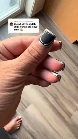 Replying to @𝕒𝕝𝕚𝕪𝕒 she did the cutest matte black cartoon nails #nails 