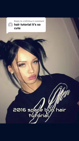 Replying to @𝓛𝓲𝓵𝓵𝓲𝓜𝓪𝓮  Hair tutorial 🖤 just in my influencer bag #fypp #hairstyle #hairtutorial #2016 #trending 