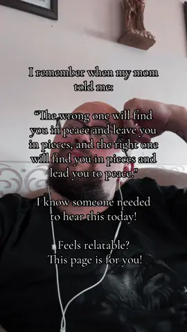 I remember when my mom told me…