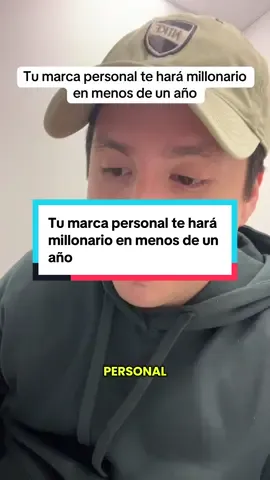 Tu marca personal te hará millonario en menos de un año 🤯 #marcapersonal #creadoresdecontenido #estrategiasdecontenido #marketingdeinfluencers #emprendimiento 