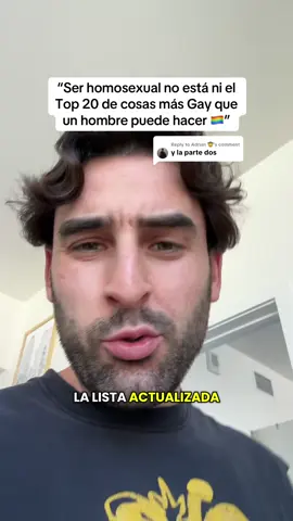 Replying to @Adrian 🤠 Porque ser homosexual no está ni en el Top 20 de cosas más Gay que un hombre puede hacer, aquí tenéis la Parte 2 😂 #hombres #pibes #tios #humorespañol #humorlatino 