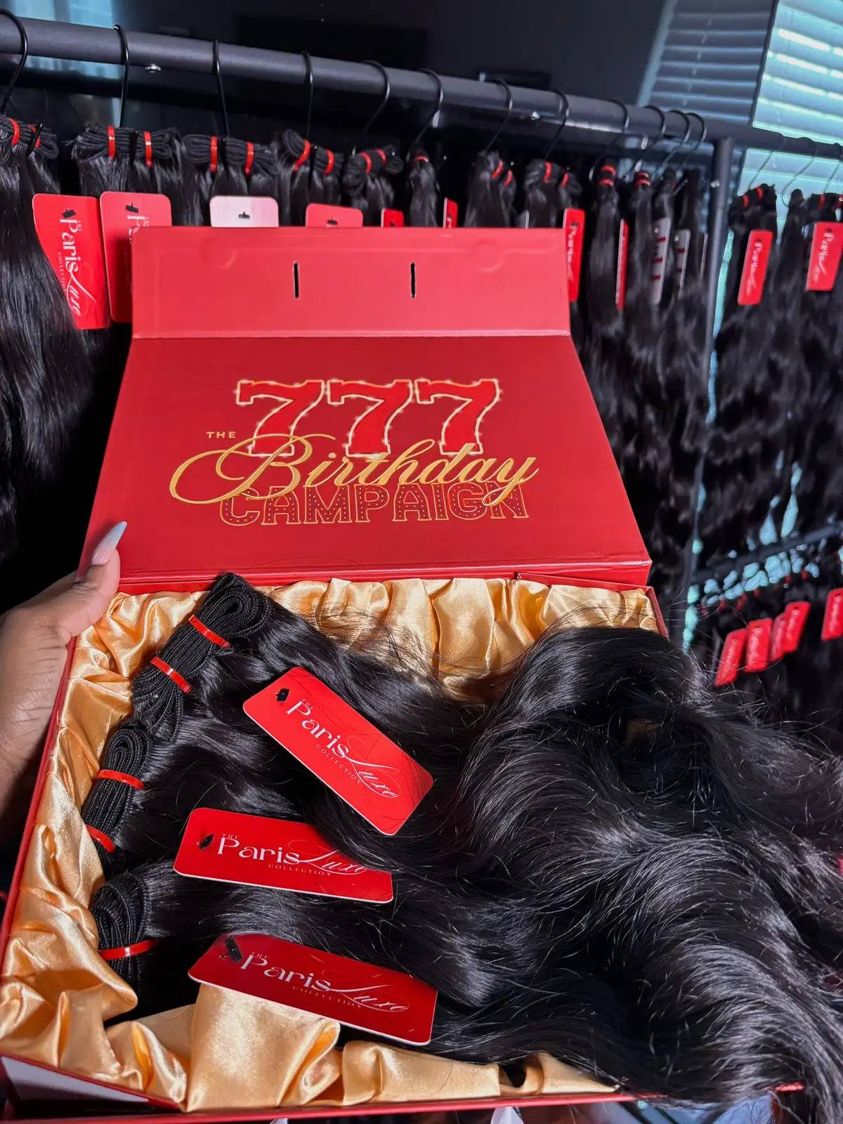 ITS MY BIRTHDAY! 🥰🥂🎉 But here’s my gift to you! The birthday campaign is now LIVE! 🎰❗️ Enjoy the following:  ✨ Raw Indonesian Wavy - 18” to 30” on hand ✨ Raw South Indian Wavy - 20” to 30” on hand ✨ 25% off all bundle deals  ✨ SAME DAY SHIPPING  ✨ $25 off HD Lace & MORE! Wear Now Pay Later options will always be available at checkout ❣️🎰 Click the 🔗 in bye-oh to SHOP NOW! 🎰❤️