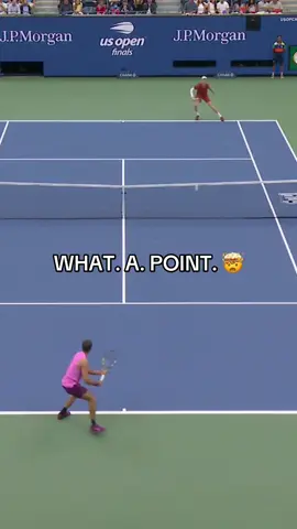 Now that’s cinema. #USOpen #Tennis 