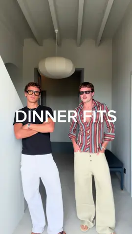 What we are wearing to dinner tonight :) ❤️ #fashion #mensstyle #couple @Jake Villegas  #fyp 