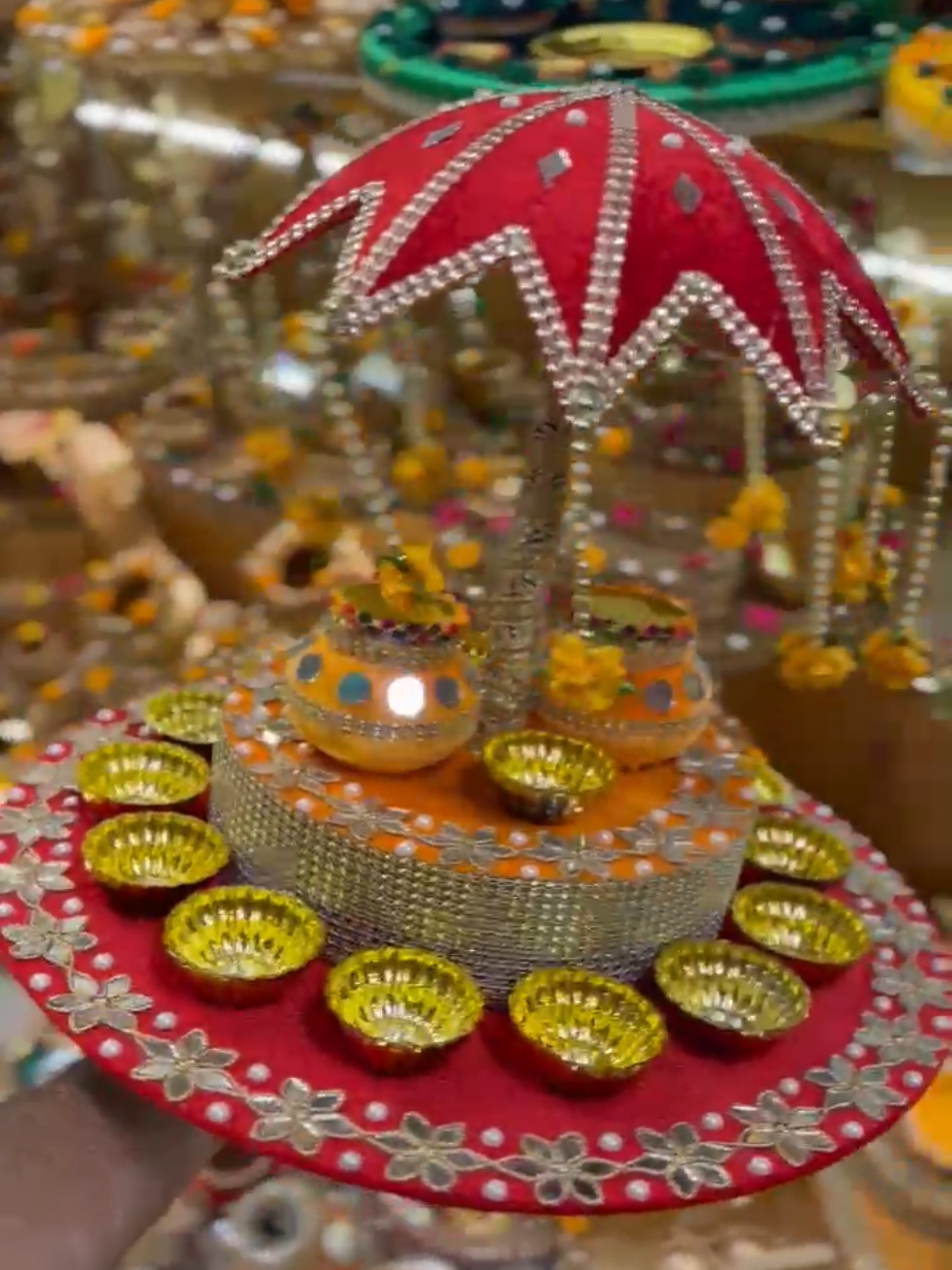 Mehndi thaal new trending articles 😍 #mehndithaal#freshstock😍  #creatersearchinsights #foryou#mehndistudio_046 