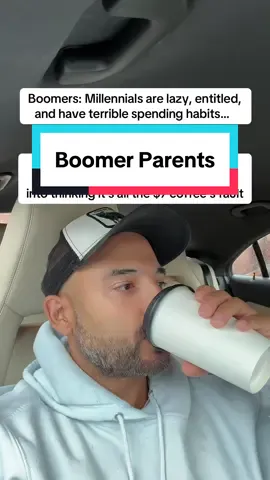 Wild how the people who raised us also turned into our biggest critics. Let’s not forget boomers came up with the participation trophy 😂  Generational gaslighting at its finest. 💀 . . . #boomers #housingmarket #costofliving #millennial 