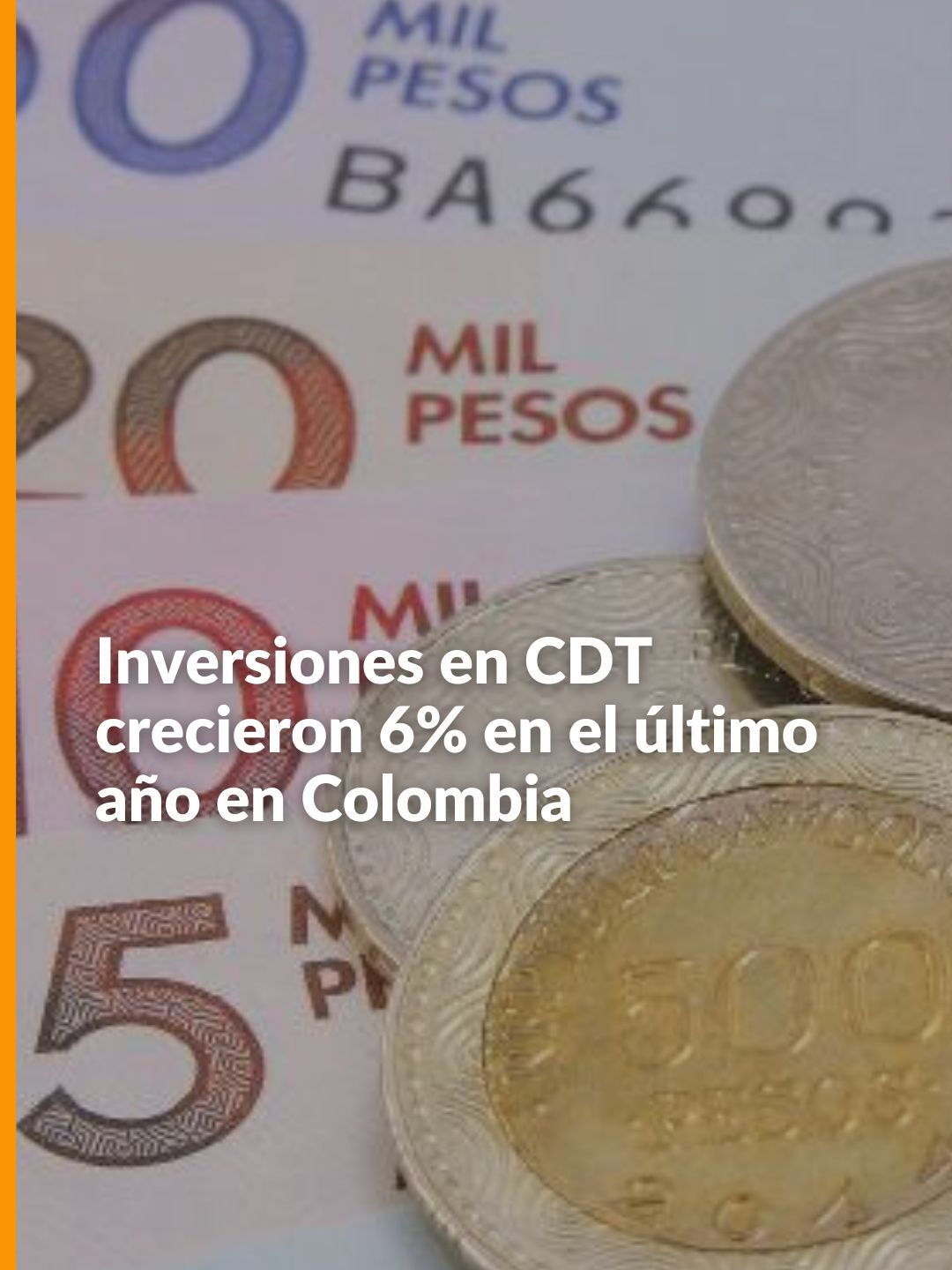 Las inversiones en CDT repuntaron en Colombia y crecieron un 6% en el último año. Según la Superintendencia Financiera, más personas buscan hacer rendir su dinero. Si tiene ahorros o ingresos extra y no sabe cómo invertir, aquí le mostramos por dónde empezar. Siga la señal de Noticias Caracol En Vivo en noticiascaracol.com
