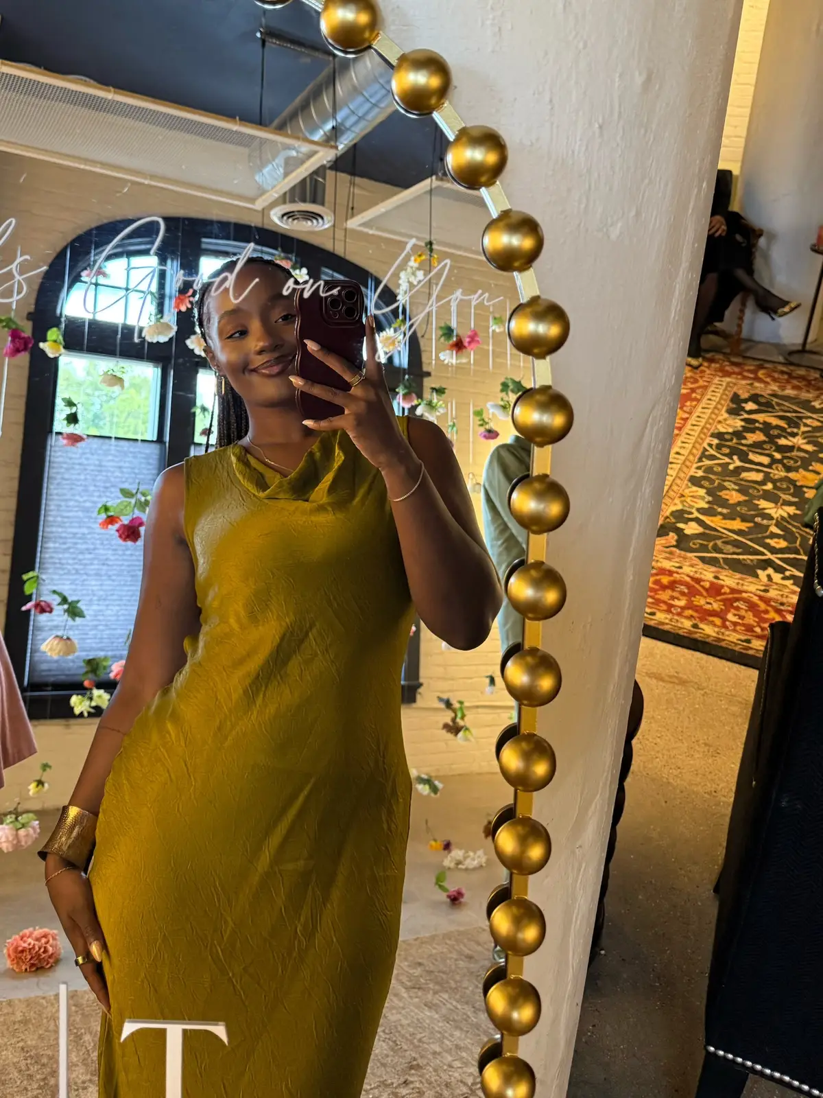 One thing about me if there’s a mirror I’m taking a picture in it. The mirror selfies just really hit everytime. 