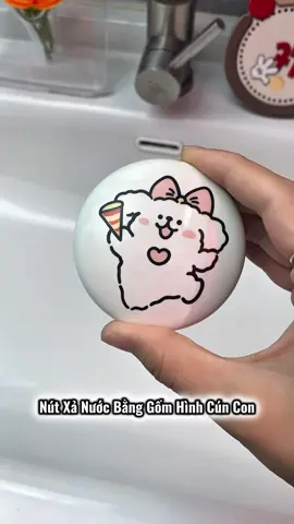 Wow! Nút xả nước bằng gốm với họa tiết cún con này thật tiện dụng! Nó không chỉ chống mùi hôi và côn trùng mà còn có thể giữ lại tóc và các mảnh vụn khác. Nó cũng rất đa năng. Vừa đẹp vừa tiện dụng!! #tienich #nutxanuocbanggom #creatorsearchinsight #thietthuc #jizonguyen 