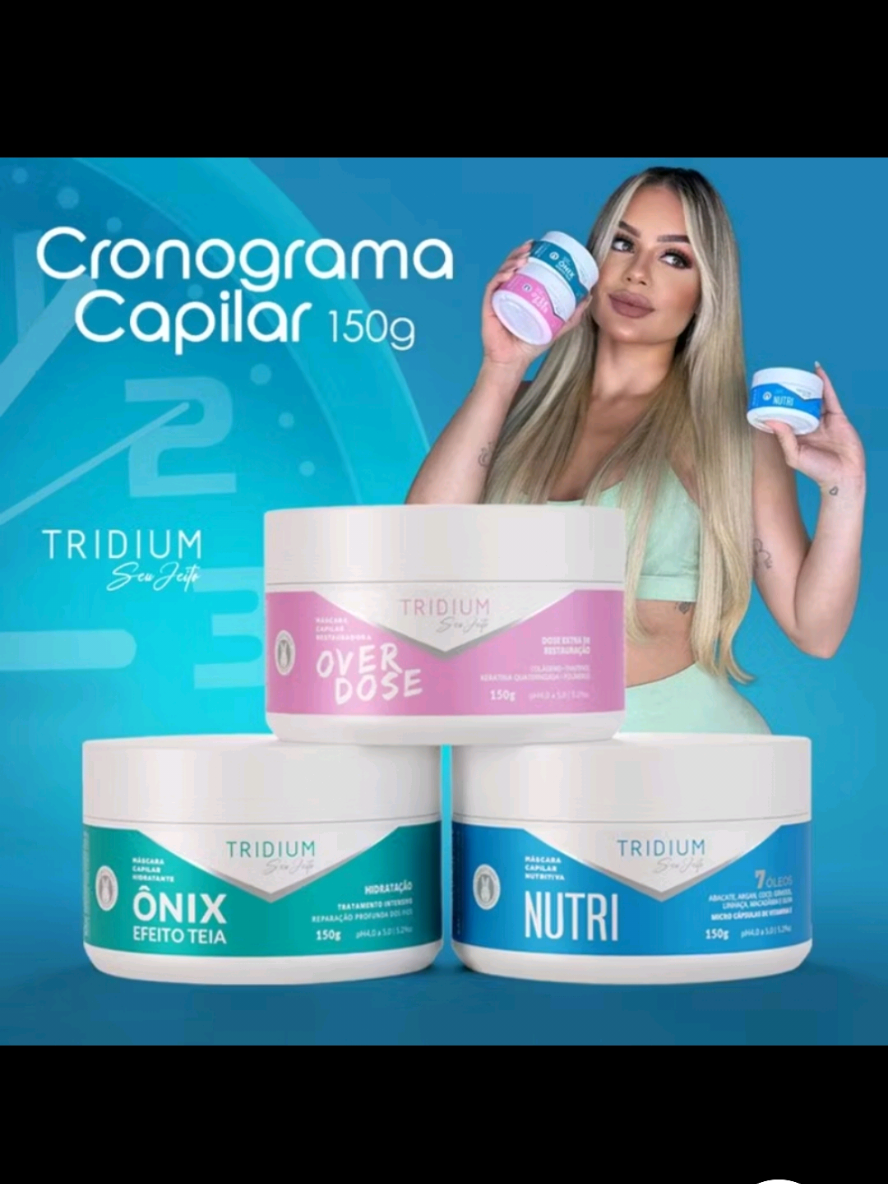 Cabelo hidratado com tridium  link na bio ou nos comentários  #cabelo #hidratacaodecabelo  #cabeloforte  #achadosshopee  #cosmetico 